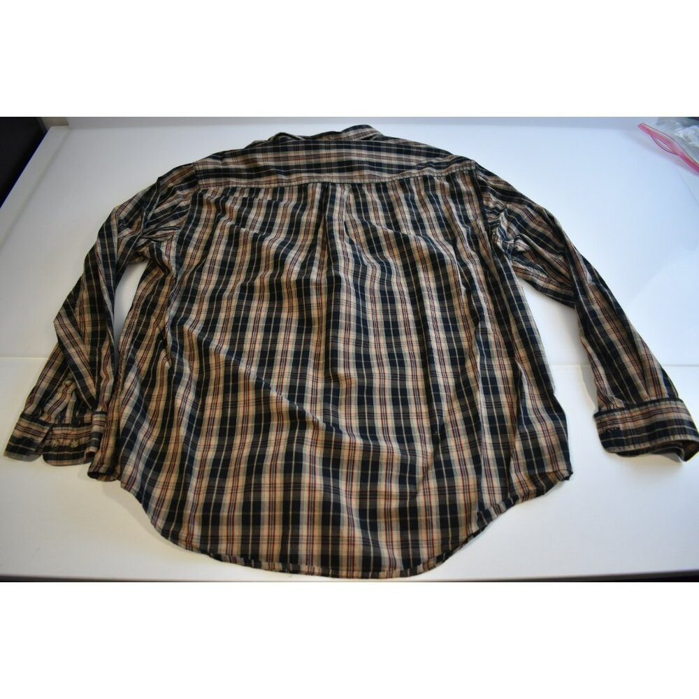 Carhartt XL Plaid Button Down Shirt Flannel Mens 100% Cotton Pocket Long Sleeve - Picture 7 of 7